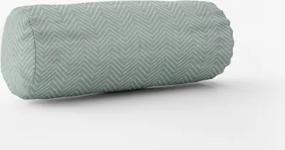 Produktbild von SCHÖNER LEBEN. Kissenhülle Pica ZickZack mint verschiedene Größen Größe 15x40cm (ØxB) Nackenrolle 15x40cm (ØxB) Nackenrolle Größe