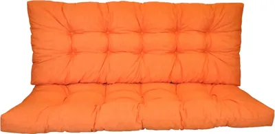 Produktbild von Premium Kissen , Polster für Hollywoodschaukel , Gartenschaukel , Gartenbank B 130 cm , Fb. Colore arancione (orange)
