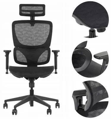 Produktbild von Ergonomischer Bürostuhl ErgoNew S1 Netzsitz Drehstuhl