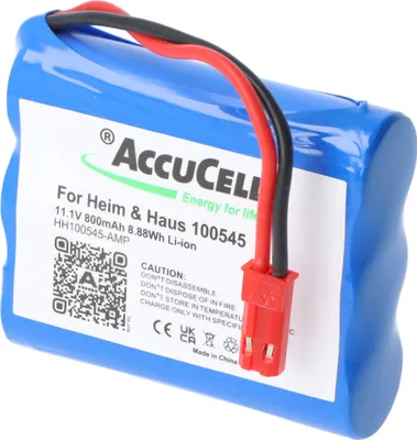 Obrázek produktu pro Lithium-iontová baterie vhodná pro domácnost 100545 11,1 V 800 mAh, s konektorem JST