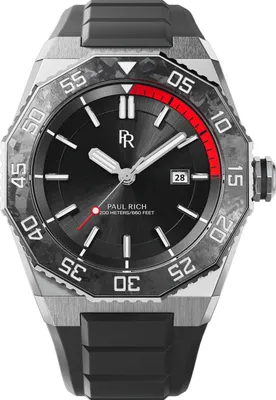 Image de Paul Rich PR-45210 Montre Aquacarbon Pro Midnight