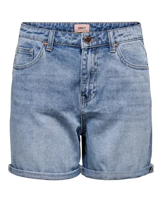 Image de Short ONLY pour femme, en coton, bleu, GR47579 - Taille : L