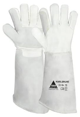 Produktbild von Hase Schnittschutzhandschuhe Karlsruhe Größe 10, Rindnarbenleder 6 Stk