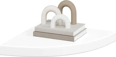 Produktbild von VidaXL 323916, MDF-Platten, Metall, Weiß, 5 kg, 350 mm, 350 mm, 38 mm
