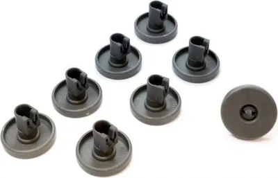 Produktbild von Korbrollenset, 8x Korbrolle für Unterkorb Spülmaschine passend für AEG Electrolux, Ikea, Privileg, Progress, Quelle - 5028696500/4