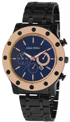 Produktbild von Herrenuhr Metall mit Edelstahlband und Mineralglas
