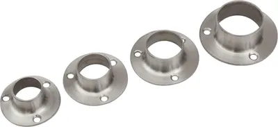 Produktbild von Edelstahl Wandflansch Wandhalter Flansch Steckfitting Wandlager Rohr Rundrohr A Ø22mm