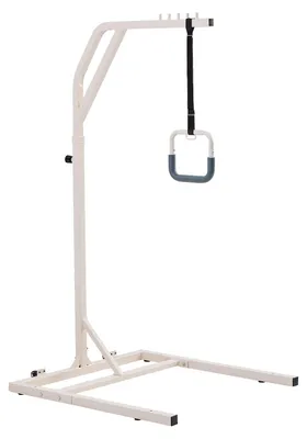Produktbild von VEVOR Trapezstange für Bettmobilität, medizinische Betttrapeze mit Klemmen & Metallkette, 250LBS Tragfähigkeit Zughilfe für Senioren & Behinderte, ideal für die häusliche Pflege, Krankenhäuser, Pflegeheime, Parallel-b, Aufrecht-b