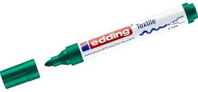 Produktbild von Edding 4500, Grün, Rundspitze, Grün, Weiß, 2 mm, 3 mm, Tinte auf Wasserbasis