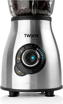 Image de ETA Mixeur sur socle TWIXER ETA601190000, 1000 W, acier inoxydable, récipient en verre, programmes préréglés pour mixer à froid et à chaud