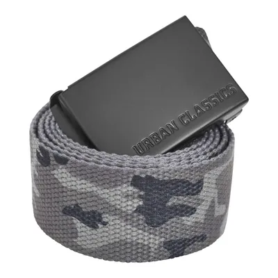 Obrázek produktu pro Pánský opasek Urban Classics Canvas Belt grey camo/black - UNI