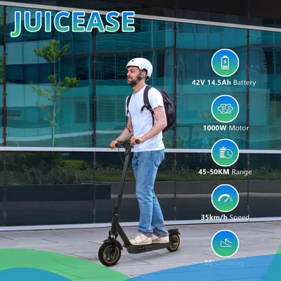 Produktbild von E-Scooter / Elektroroller - A1MAX - 500 W Motor - 35 km/h Höchstgeschwindigkeit - 40–60 km Reichweite - 42 V - 25,4 cm Reifen - Klappbar - TX01