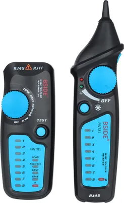 Zdjęcie produktu dla BSIDE Wielofunkcyjny tester kabli sieciowych LCD Śledzenie przewodów RJ11 RJ45 Wyszukiwarka kabli sieciowych