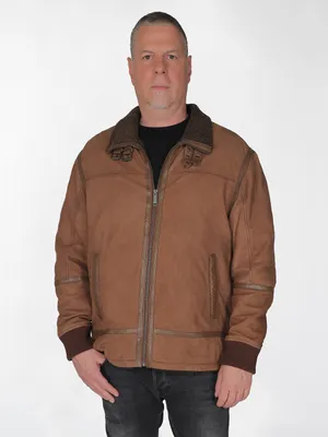Produktbild von JCC Lederjacke 3102244 Herren dunkelbraun 66
