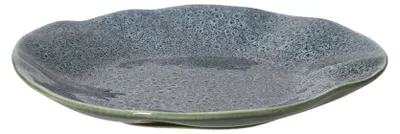 Produktbild von Pomax Dakota Dessertteller aus Porzellan, Grau, Ø 21 x H 2,6 cm