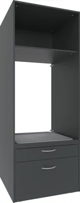 Produktbild von Waschmaschinenunterschrank >MRK Multiraumkonzept< in GRAPHIT - 70x185x68 (BxHxT)