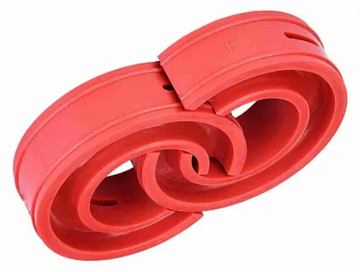 Image de Lot de 2 amortisseurs de chocs rouges pour pare-chocs, type F