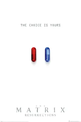 Produktbild von Poster The Matrix Resurrections The Choice is Yours 61x91.5cm