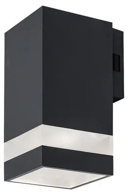 Productafbeelding van Rabalux Antraciet gevelverlichting LED, Urfa Line, 9W, IP65, CCT 77209
