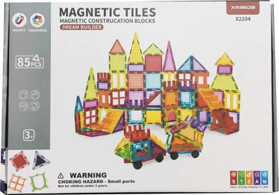 Produktbild von Magnetisches Baukasten, 85 Teile