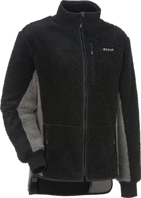 Produktbild von KOX Faserpelzjacke Grau/Schwarz Größe 58/60
