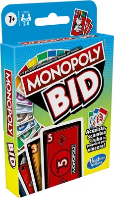 Produktbild von Hasbro Gaming Monopoly Bid Kartenspiel Glücksspiel