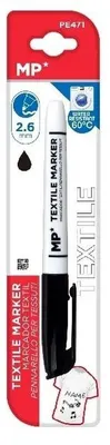 Productafbeelding van Textielmarker, zwart, met een punt van 2,6 mm