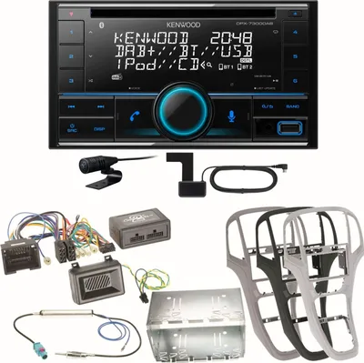 Produktbild von Kenwood DPX-7300DAB Bluetooth Digitalradio Einbauset für Opel Astra J