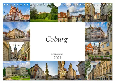 Produktbild von Coburg Impressionen (Wandkalender 2027 DIN A4 quer), CALVENDO Monatskalender