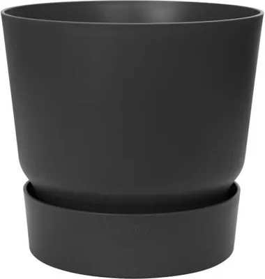 Produktbild von Elho Pflanztopf Greenville Ø 25 x 23 cm living schwarz