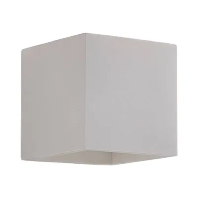 Produktbild von Lindby Wandleuchte Kay, weiß, Gips, 11,5 x 11,5 cm