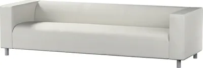 Produktbild von Dekoria Bezug für Klippan 4-Sitzer Sofa, mittelgrau, Bezug für Klippan 4-Sitzer