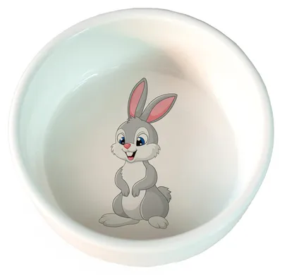 Produktbild von Arquivet 6064 - Keramikschale, Hamsterzeichnung, 300 ml, 11 cm, 1 Stück