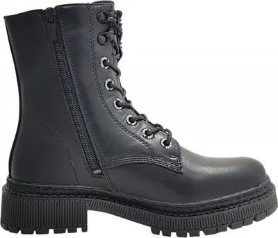 Imagen del producto de Dockers by Gerli: Botas de cordones para mujer, color negro, para uso casual