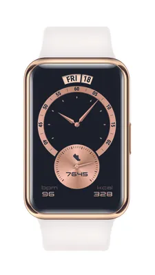 Produktbild von Huawei WATCH Fit Elegant 4,17 cm (1.64 Zoll) AMOLED 30 mm Gold GPS