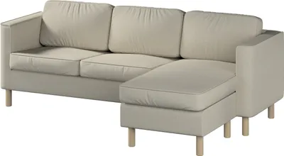 Produktbild von Dekoria Bezug für Pärup 3-Sitzer Sofa mit Recamiere, beige- grau, 235x80x148