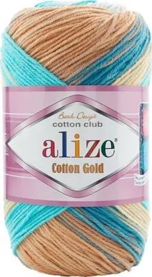 Obrázok produktu pre Alize Bavlna Gold Batik 7938 Pletacia priadza