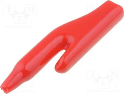 Produktbild von 5x Isolator rot : 303-0000 302-0500 Krokodilklemmen 4mm