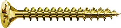 Zdjęcie produktu dla SPAX 4081020350252, Śruba, Stal, Cynk, Drewno, Płaska głowa, Pozidriv, Żółty