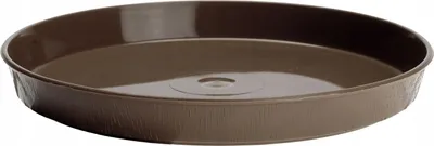 Image de Support de pot de fleurs en bois 14cm Léger, résistant au gel, brun