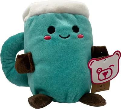 Produktbild von Kuscheltier Food Foodies Plüschtier XXL 20 cm Stofftier Anime Kawaii Plush Stofftier Cute Plushie Halloween Weihnachten Geschenke für Kinder Bubble Tea