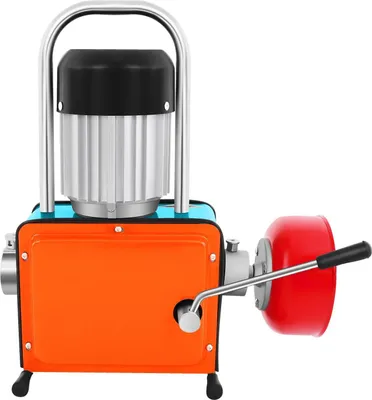 Produktbild von Rohrreiniger - Elektrische Rohrreinigungsmaschine - 1000 W 220 V - 400 U/min - 12 m Spirale - Für Innenabwasserrohre - Orange