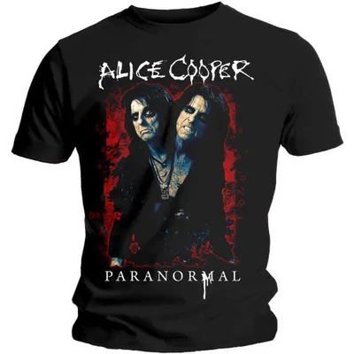 Immagine prodotto di Alice Cooper | Maglietta ufficiale della band | Paranormal Splatter, media, nero