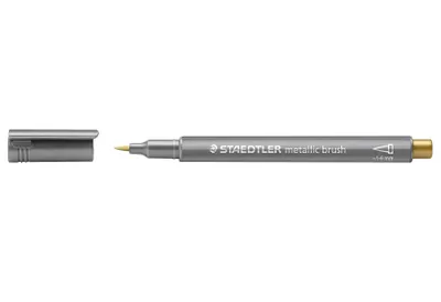 Produktbild von Staedtler 8321, 1 Stück(e), Gold, Pinselspitze, Gold, Grau, 1 mm, 6 mm