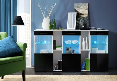 Immagine prodotto di Cassettiera di design credenza in legno soggiorno moderno mobili di design nuovo