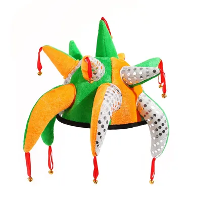 Immagine prodotto di Cappellino da carnevale Minicee con campanellini – Cappellino da carnevale con paillettes, taglia unica