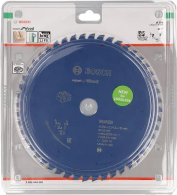 Obrázok produktu pre Kotúčová píla pre akumulátorové píly Expert for Wood, 254 x 2,1/1,6 x 30, T48