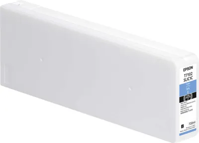Productafbeelding van Epson inktpatroon, cyaan, T710, 700 ml. Artikelnummer: T7102