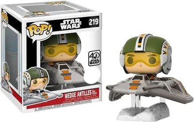 Produktbild von Funko POP! Star Wars Episode VII - Wedge Antilles with Snow Speeder