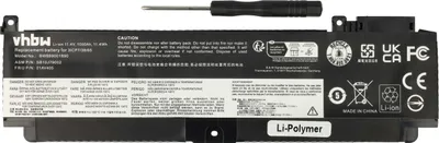 Produktbild von vhbw Akku kompatibel mit Lenovo ThinkPad T460s 20F9-0026AU, T460s 20F9002YCD, T460s, T460s 20F9-001QAU Notebook (1000 mAh, 11,4 V, Li-Polymer)